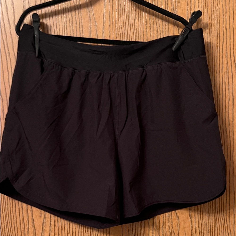 Lands End Black Women's Swim Board Shorts